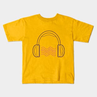 Lost in another world - Headphones Kids T-Shirt